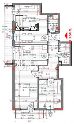 Comision 0% | Apartament decomandat | 3 camere | etaj 3 | Lift