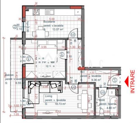 Direct dezvoltator | Apartament 2 camere | Etaj 3 | Lift