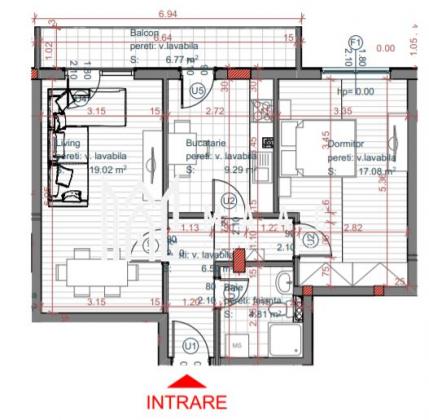 Direct dezvoltator | Apartament 2 camere | Etaj 3 | Turnisor