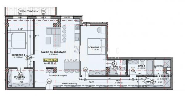 Direct dezvoltator | Apartament 3 camere | Etaj 2 | Turnisor