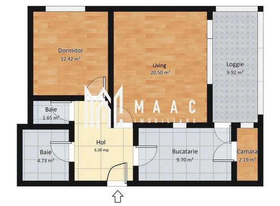 Apartament 2 camere I teren I etaj 2 I balcon I Ștrand