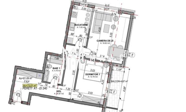 Apartament 2 Camere | Decomandat | Etaj 3 | Balcon | Parcare